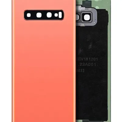Задня кришка зі скло камери для Samsung Galaxy S10 (Service Pack) (Flamingo Pink)
