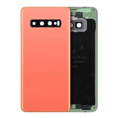 Задня кришка зі скло камери для Samsung Galaxy S10 (Service Pack) (Flamingo Pink)