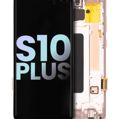 OLED Assembly With Frame For Samsung Galaxy S10 Plus (Service Pack) (Flamingo Pink)