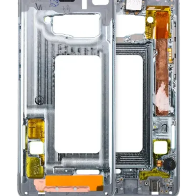 Рамка корпусу для Samsung Galaxy S10 Plus (з дрібними деталями) (Ceramic White)