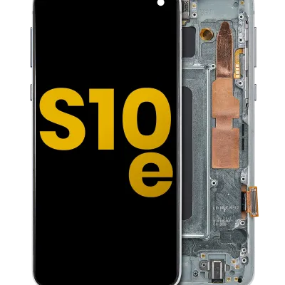 Дисплейний модуль (OLED) з рамкою для Samsung Galaxy S10E (Refurbished) (Prism Green)