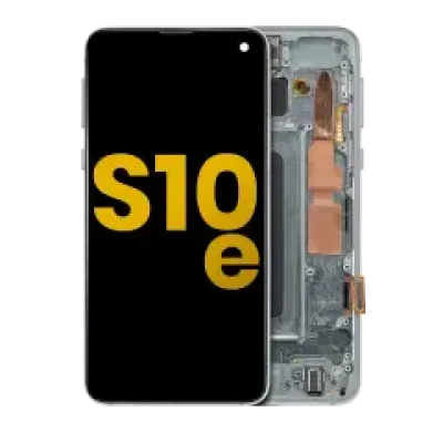 Дисплейний модуль (OLED) з рамкою для Samsung Galaxy S10E (Refurbished) (Prism Green)