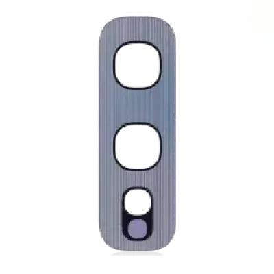 Скло камери з проклейкою для Samsung Galaxy S10E (Silver) (10 шт)