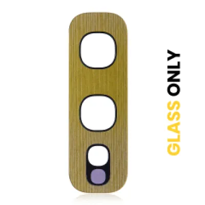 Скло камери з проклейкою для Samsung Galaxy S10E (Canary Yellow) (10 шт)