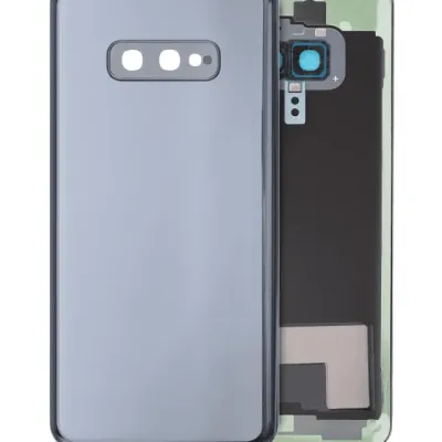 Задня кришка зі склом камери для Samsung Galaxy S10e (No Logo) (Aftermarket Plus) (Prism Black)