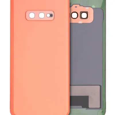 Задня кришка зі склом камери для Samsung Galaxy S10e (No Logo) (Aftermarket Plus) (Flamingo Pink)