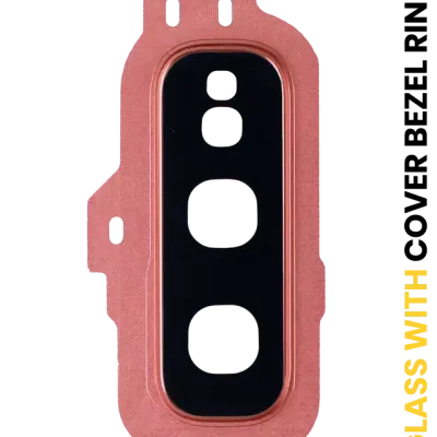 Back Camera Lens With Cover Bezel Ring For Samsung Galaxy S10E (Flamingo Pink)