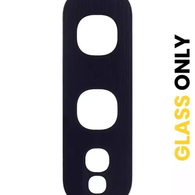Скло камери з проклейкою для Samsung Galaxy S10E (Prism Black) (10 шт)