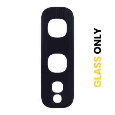 Скло камери з проклейкою для Samsung Galaxy S10E (Prism Black) (10 шт)