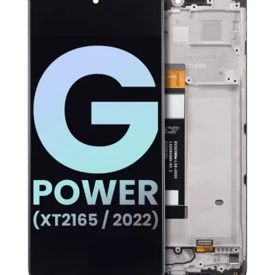 Дисплейний модуль LCD з рамкою для Motorola Moto G Power (XT2165 / 2022) (Genuine OEM) (всі кольори)