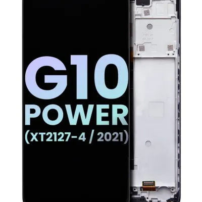 LCD Assembly With Frame For Motorola Moto G10 Power (XT2127-4 / 2021) (Genuine OEM) (All Color)