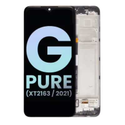 Дисплейний модуль LCD з рамкою для Motorola Moto G Pure (XT2163 / 2021) (Genuine OEM) (всі кольори)