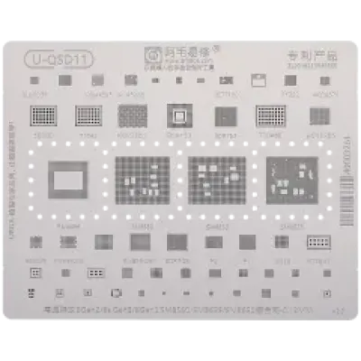 Трафарет BGA перепаювання U-QSD11 для Samsung Galaxy S23 (SM6450 / SM8550 / SM8650)