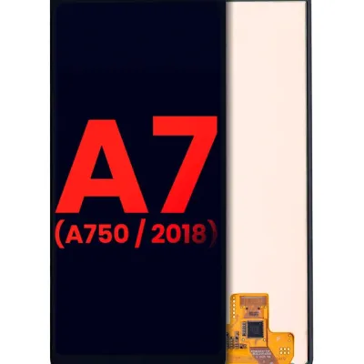 Дисплейний модуль (OLED) без рамки для Samsung Galaxy A7 (A750 / 2018) (Aftermarket Plus) (всі кольори)