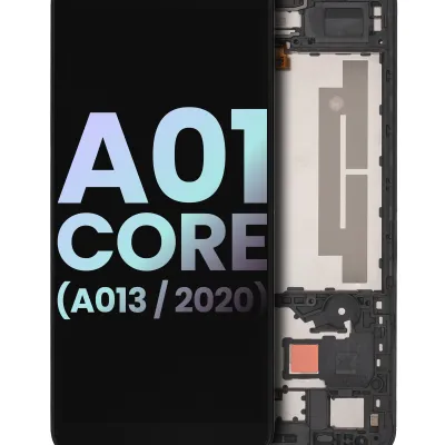 Дисплейний модуль (LCD) з рамкою для Samsung Galaxy A01 Core (A013 / 2020) (Service Pack) (All Colors)