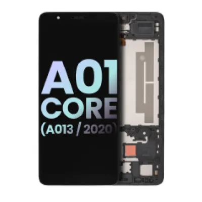 Дисплейний модуль (LCD) з рамкою для Samsung Galaxy A01 Core (A013 / 2020) (Service Pack) (All Colors)