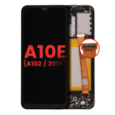 Дисплейний модуль (LCD) з рамкою для Samsung Galaxy A10E (A102 / 2019) (Aftermarket Plus) (All Colors)