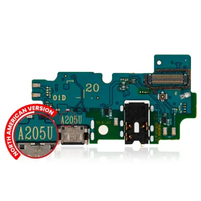 Роз'єм зарядки з платою для Samsung Galaxy A20 (A205U / 2019) (US Version) (Premium)