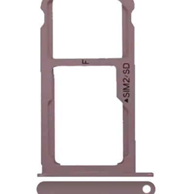 Sim Card Tray For Huawei P9 (Rose Gold / Red)