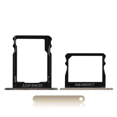 Лоток SIM + SD для Huawei P8 (Prestige Gold)