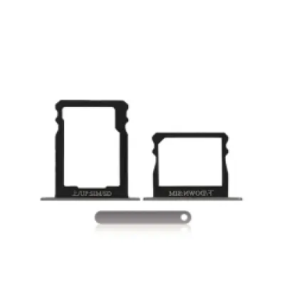 Лоток SIM + SD для Huawei P8 (Titanium Gray)