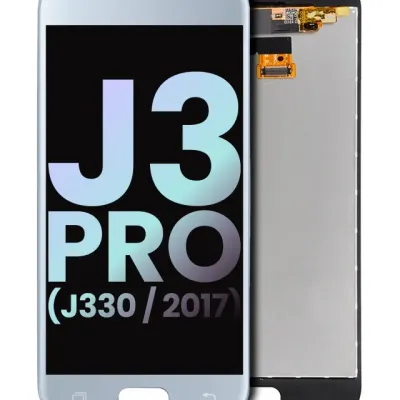 Дисплейний модуль (LCD) без рамки для Samsung Galaxy J3 Pro (J330 / 2017) (Service Pack) (сріблястий)