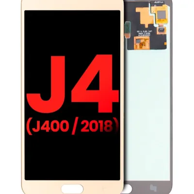 Дисплейний модуль (OLED) без рамки для Samsung Galaxy J4 (J400 / 2018) (Aftermarket Plus) (золотий)