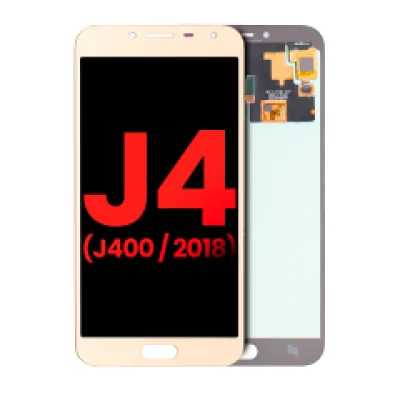 Дисплейний модуль (OLED) без рамки для Samsung Galaxy J4 (J400 / 2018) (Aftermarket Plus) (золотий)
