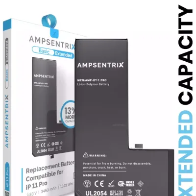Replacement Battery For iPhone 11 Pro (Basic Extended grade)