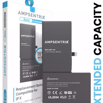 Replacement Battery For iPhone X (Basic Extended grade)