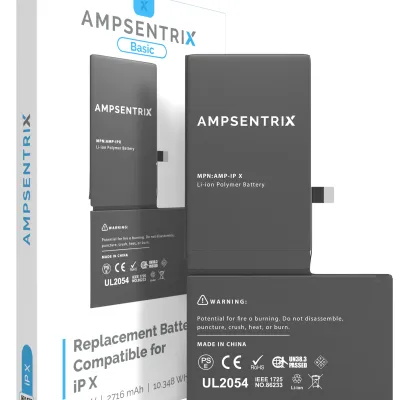 Replacement Battery For iPhone X (Basic grade)