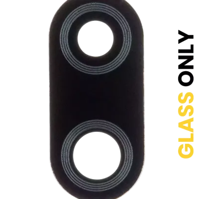 Back Camera Lens (Glass Only) With Adhesive For Motorola Moto E6 Plus (XT2025 / 2019) (Polished Graphite)