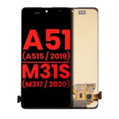Дисплейний модуль (OLED) без рамки для Samsung Galaxy A51 4G (A515 / 2019) / M31S (M317 / 2020) (Aftermarket Plus) (All Colors)