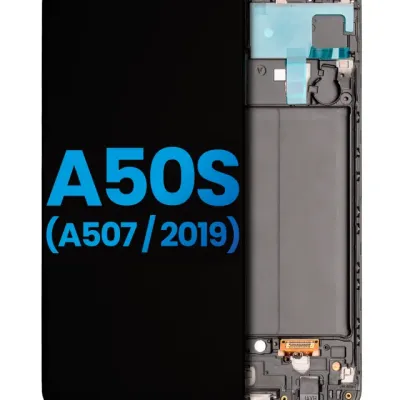 Дисплейний модуль LCD з рамкою для Samsung Galaxy A50s (A507 / 2019) (Aftermarket: Incell) (усі кольори)