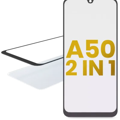 Скло екрана 2 в 1 з передінстальованою OCA для Samsung Galaxy A50 (A505 / 2019)