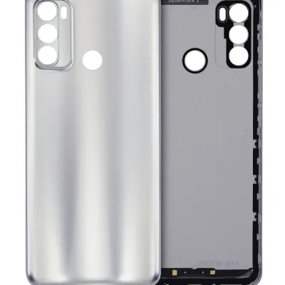 Задня кришка для Motorola Moto G40 Fusion (XT2147-1 / 2021) (сріблястий)
