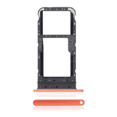 Лоток SIM (дві SIM) для Motorola Moto E7 (XT2095 / 2020) (Satin Coral)