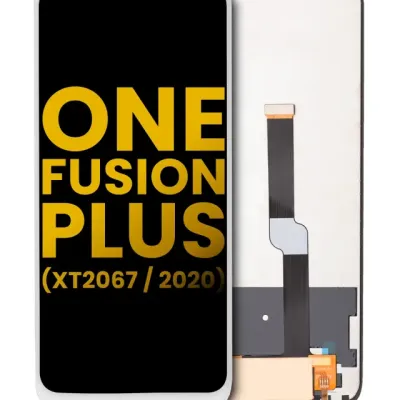 Дисплейний модуль без рамки для Motorola One Fusion Plus (XT2067 / 2020) (Refurbished) (білий)