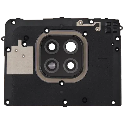 Скло основної камери з кріпленням для Motorola Moto G Power (XT2117 / 2021) (Flash Gray)
