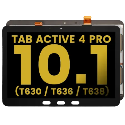 Дисплейний модуль LCD без рамки для Samsung Galaxy Tab Active 4 Pro 10.1" (T630 / T636 / T638) (2022) (Refurbished) (чорний)