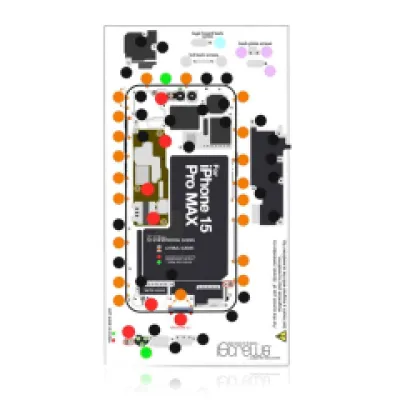 Килимок Dottorpod iScrews для гвинтів iPhone 15 Pro Max
