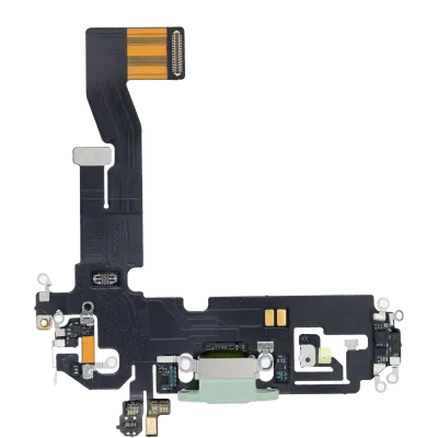 Charging Port Flex Cable For iPhone 12 (Aftermarket Plus) (Green)