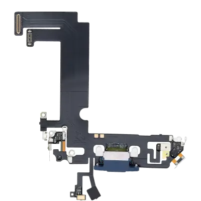 Charging Port Flex Cable For iPhone 12 Mini (Aftermarket Plus) (Blue)
