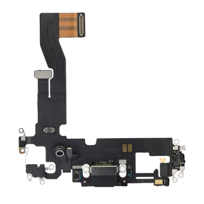 Шлейф зарядки для iPhone 12 / 12 Pro (Used OEM Pull) (графітовий)