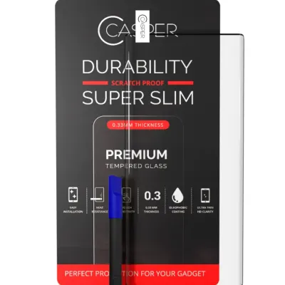 Casper UV Tempered Glass with Glue for Samsung Galaxy Note 10 (Case Friendly) (Retail Packaging)