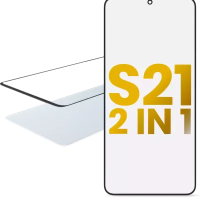 Скло екрана 2 в 1 з OCA для Samsung Galaxy S21
