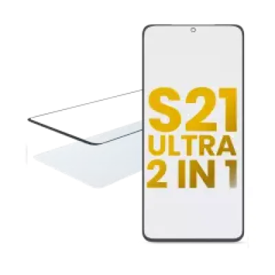 Скло екрана 2 в 1 з OCA для Samsung Galaxy S21 Ultra
