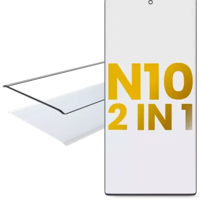 2 in 1 Front Glass With OCA Pre-Installed For Samsung Galaxy Note 10