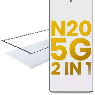 2 in 1 Front Glass With OCA Pre-Installed For Samsung Galaxy Note 20 5G