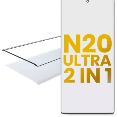 2 in 1 Front Glass With OCA Pre-Installed For Samsung Galaxy Note 20 Ultra